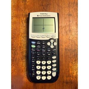 Texas Instruments TI-84 Plus Black Graphing Calculator No Cover *Tested & Works*